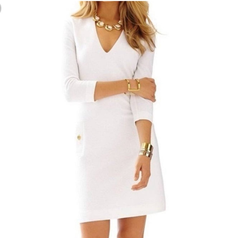 Lilly Pulitzer Charlena White Shift Dress